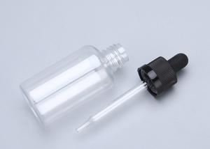 Smooth Surface Plastic Dropper Bottles with Dropper Cap for Customized Labeling