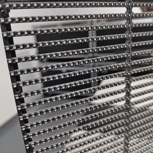 Full Color High Brightness Window Display IP40 For Building Wall Display