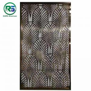 China Branch Laser Cut Metal Privacy Screen Outdoor Indoor Aluminum Panel 1800*5000mm on sale