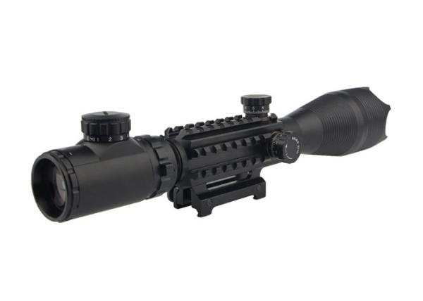 Outdoor Illuminated Long Range Hunting Scopes 50mm Objective Diameter R14