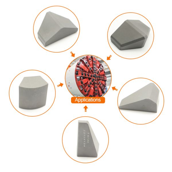 Cemented Tungsten Carbide Tips TBM Disc Cutter