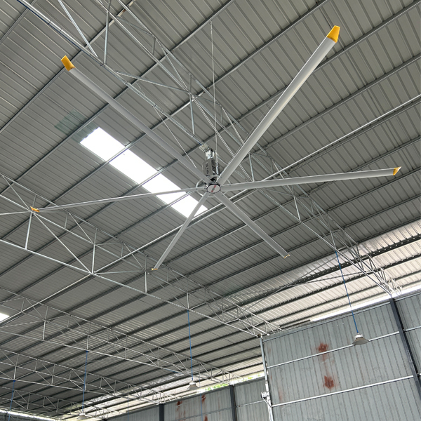 Restaurant 7.3m 24FT Big Air Flow Ceiling Fan with Gearbox and Aluminum Alloy Blades