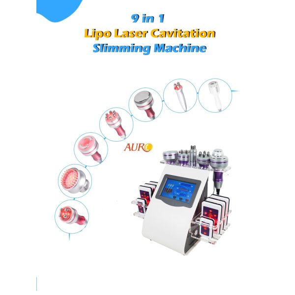 Multifunctional Laser Cavitation Machine 9 In 1 Microcurrent Face Lift Device