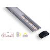 Waterproof Led Aluminum Profile Black Fixture Ip44 With Clear Diffuser Cover for sale