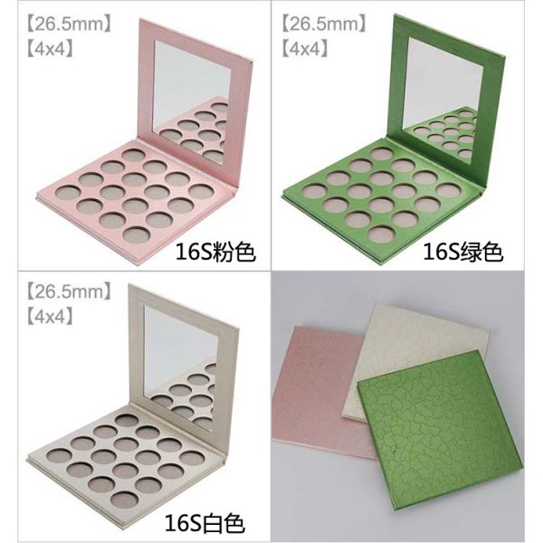 9 /12/15/16 colors Empty Eye Shadow Palette cuatomized palette with mirror