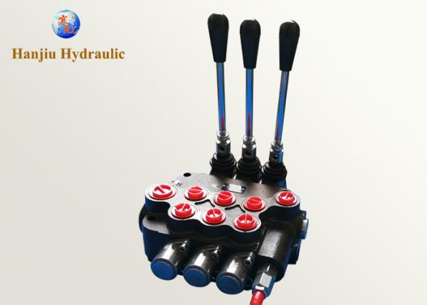 Buy P40 3 Spool Directional Control Valve / Hydraulic Directional Valve at wholesale prices