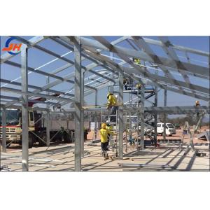 Quality Customizable Steel Structure Warehouse with Q235/Q345B Grade Solid H-shape Main Frame for sale
