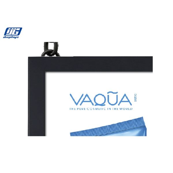 2000 Lux Double Sided Snap Frame Light Box, Portrait Wall Hanging Light Box 70w