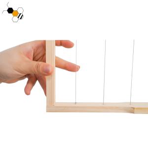 Wired Langstroth Bee Frame OEM Knot Free Pine Beekeeping Frame