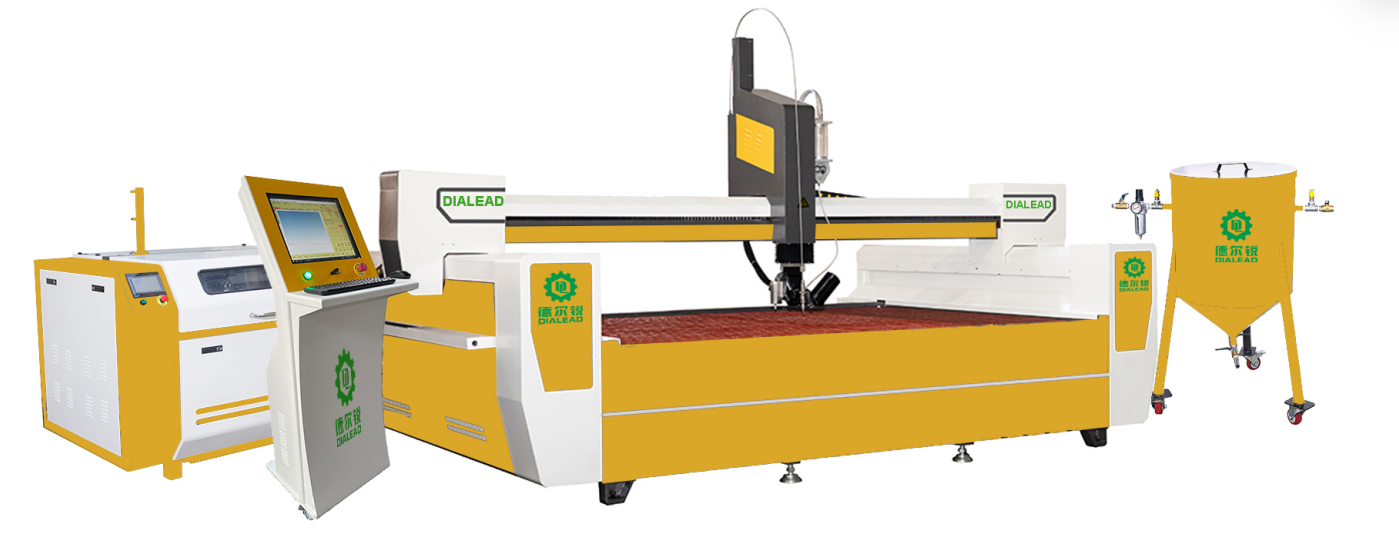 5 Axis Waterjet Cutting Machine Water Jet Cutting Machine For Angle Cutting For Stone Metal Glass Plastic