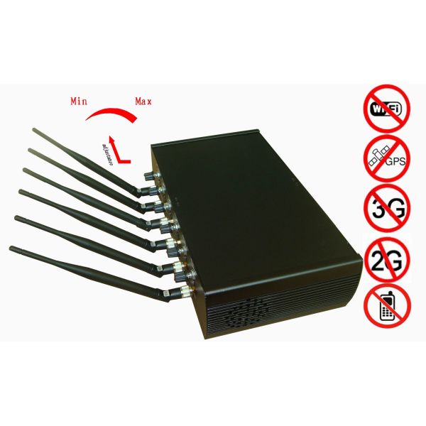 34dBm Mobile Phone Remote Control Jammer / Blocker EST-505F For School