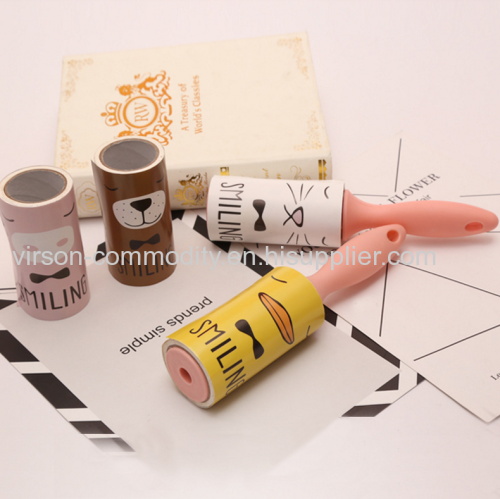 Cartoon Paper Packing 30 layers Sticky Lint Roller