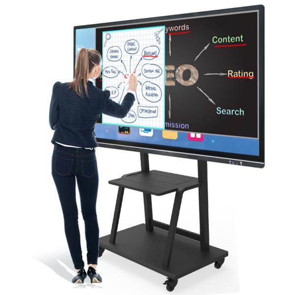 Universal 98 Inch Interactive Display , IR Touch Interactive Meeting Room