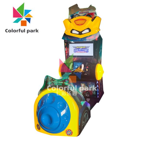 Phantom One Car Racing Arcade Machine , 220V Sonic Arcade Cabinet