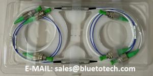 Polarizing Beam Splitter PBS 1×2 FC/APC 3Port 1x2 Optic Fiber Polarization Beam Combiner FC/APC Connector 1550nm Slow Axis