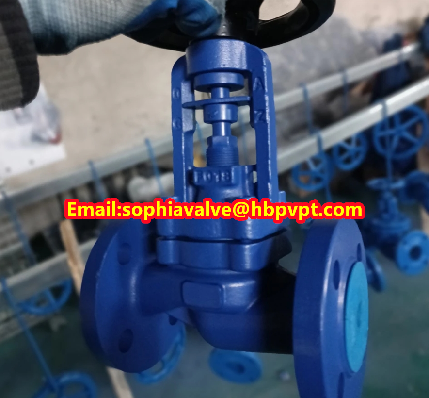 DN25-DN80 PN16 GG25 DIN bellows globe valve