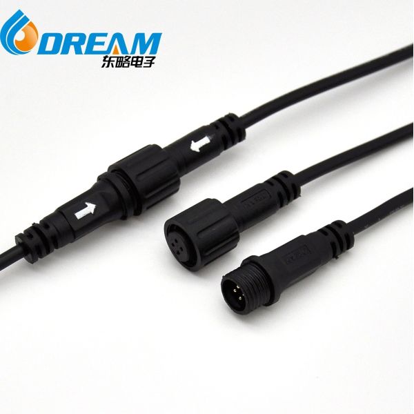Factory Dream-start M Series Connector IP67 M10 2 3 4 5 6Pin Circular Waterproof