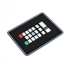 Flexible PC / PET Membrane Switch Overlay , Waterproof Custom Control Panel