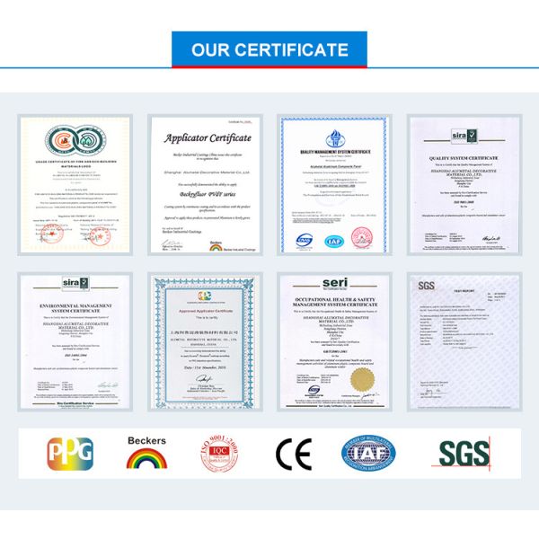 Brush Surface Mineral Aluminum Composite Panel 8mm Anodized