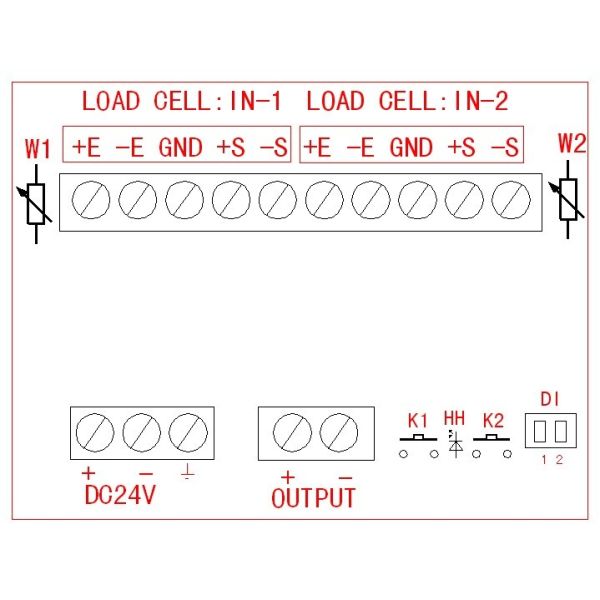 Load cell Amplifier Weight Transmitter INA2PS