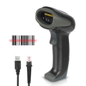 China USB 1500 point CCD Bar Code Reader Handheld 1D Wired Barcode Scanner CE FCC Rohs on sale