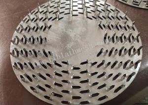 9 Diameter Round Stainless Steel Nail Plates Easy To Press Timber 1.2m Thickness