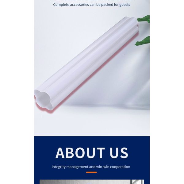 PC Diffused Tube Flexible Profile Tube Cover Shaped Profiles Plastic Customized