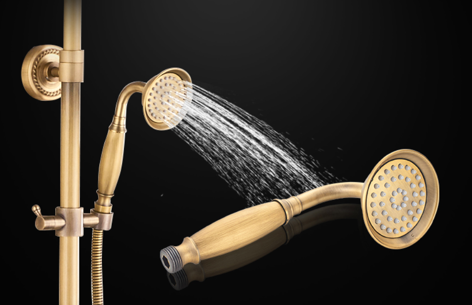 Luxury Copper Antique Shower European Rain Shower Faucets