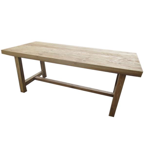 Oak Wood Leg Wood Top Dining Table For Home Restaurant Hotel