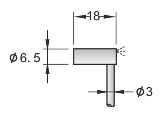 Dc 3 Wire 10-30v Elbow Mini Shorter Inductive Proximity Sensor Swich For Speed Sensor