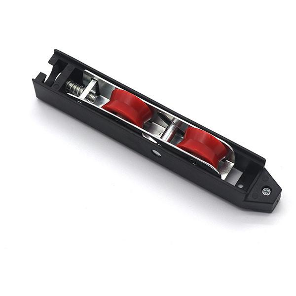 Buy Plastic Sliding Window Roller Pa6 Material OEM Matt Finish U Groove Types at wholesale prices
