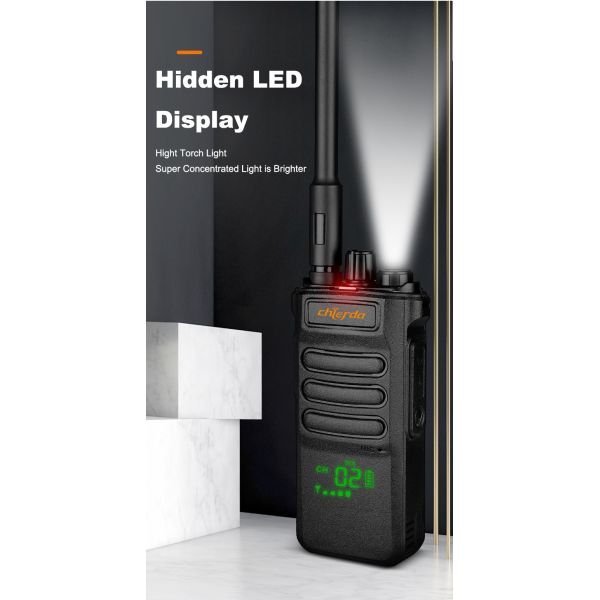 Chierda CD108 Digital Walkie Talkie 10W UHF/VHF Two Way Radio