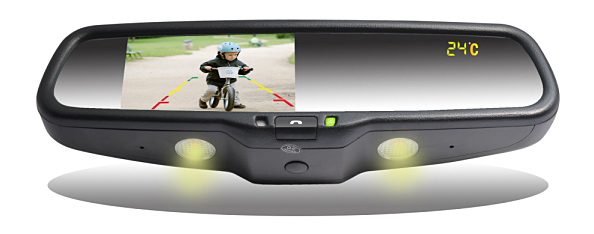 High Definition Reversing Mirror Monitor , Car Rear View Mirror LCD Monitor