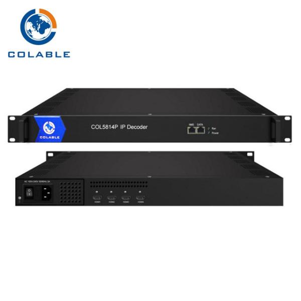 Buy 4 CH 8 CH 12 CH IP to HDMI Decoder UDP RTP IP Video Decoder COL5814P at wholesale prices