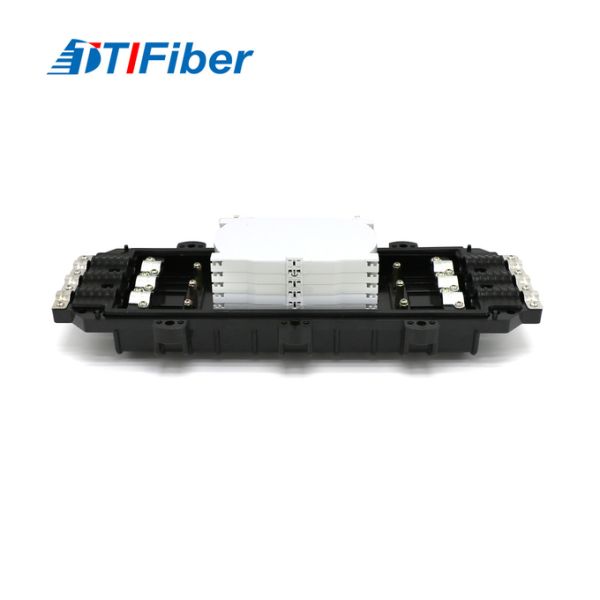 Ftth Fttx 12 24 48 96 144 288 Core Fiber Optic Splice Closure Horizontal Type
