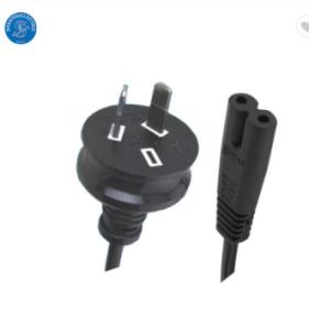 China SAA Data Communication Power Cord Cable 2 Pin AC Power Cord With Plug on sale