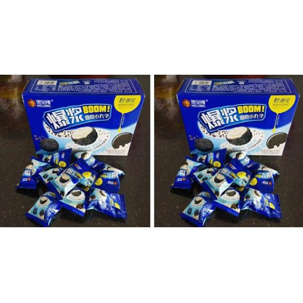 220V Vertical Carton Packing Machine For Oreo Biscuits Cookies Paper Box