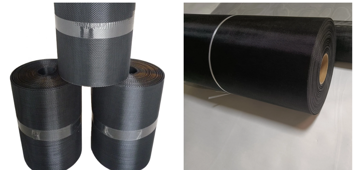 Automobile Filter Lining Mesh Annealing Wire Epoxy Mesh Black Color