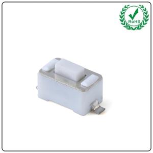 Quality Black / White Button Tactile Tact Switch 3x6x5.0 SMD 2 Pins Square Shrapnel for sale