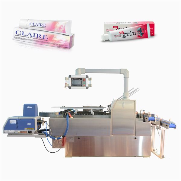 380V Automatic Toothpaste Ointment Cream Lipstick Soap Cartoning Machine Tube Carton Box Folding Packing Machine