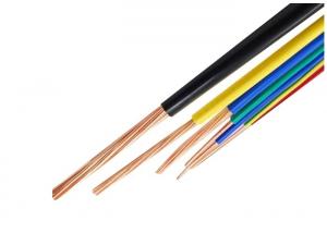 China Single Core Non Sheathed Electrical Cable Wire Low Voltage House Wiring Cable on sale