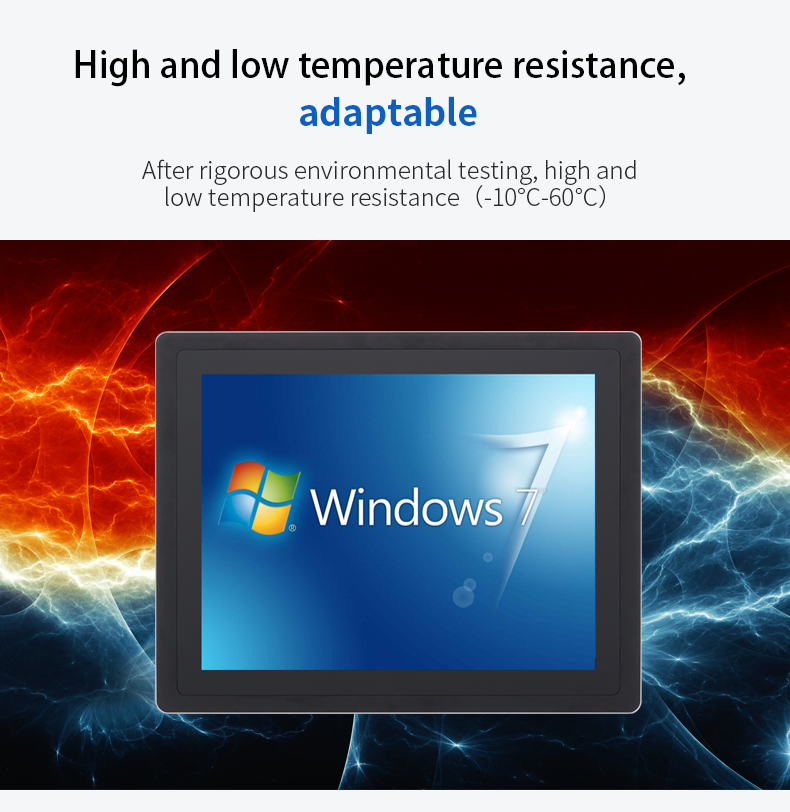 10.1inch Capacitive Touch Screen All in One PC OS Win7/Win8/Win10/Linux/XP Industrial PC