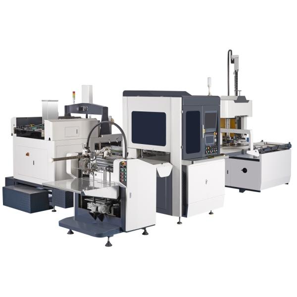 Buy Automatic dual functional rigid box making machine with box and case function at wholesale prices