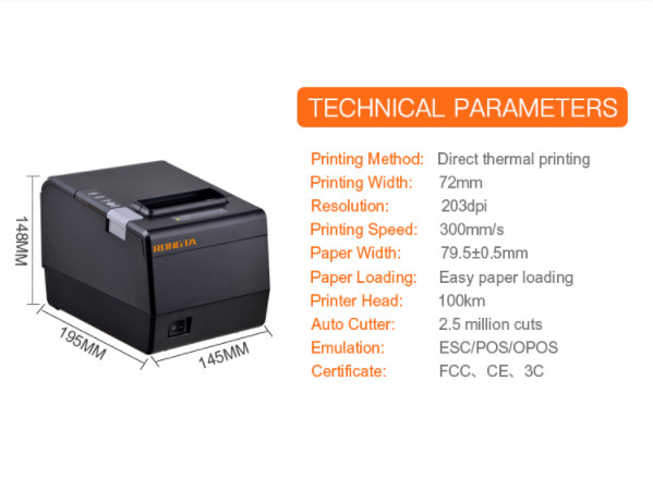 Android 80mm Series Thermal Receipt Printer