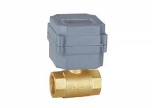 Quality 3 Way Motorized Valve , With DC Actuator Motor 1.6 Mpa 3 Way Water Valve for sale