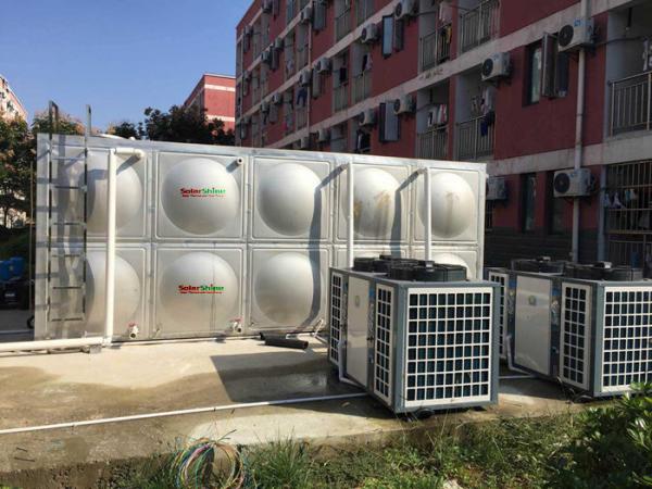 Big Air Source Heat Pump Water Heater , Commercial Water Heater For Hotels