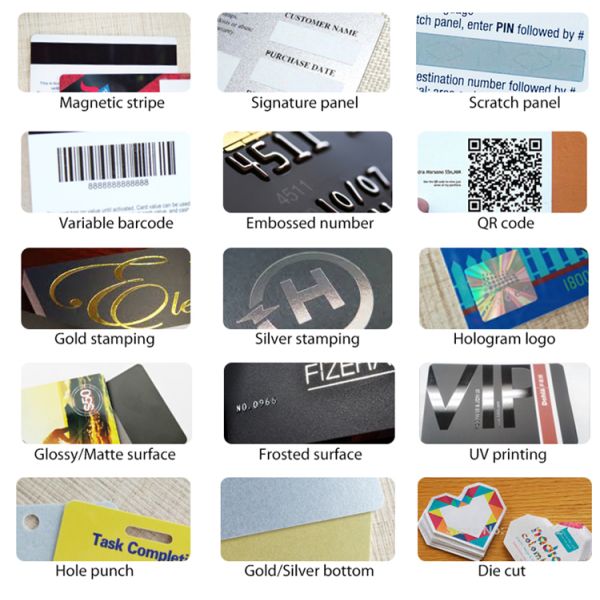 Pvc Blank Magnetic Stripe Card