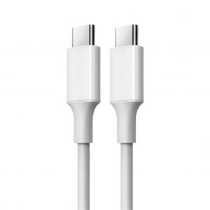 Quality White Color USB C To C Fast Charge Cable With PVC Jacket 20V 3A 60W for sale