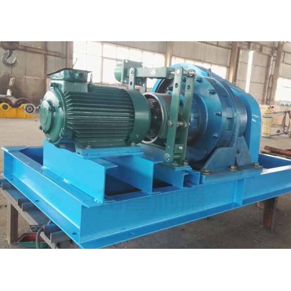 1-10 Tons Fast Speed Double Cable Drum Electric Piling Winch With Wire Rope