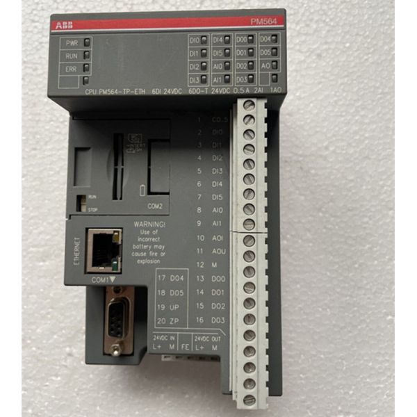 ABB 1SAP120900R0071 PM564-TP-ETH AC500 Prog.Logic Controller Distributed